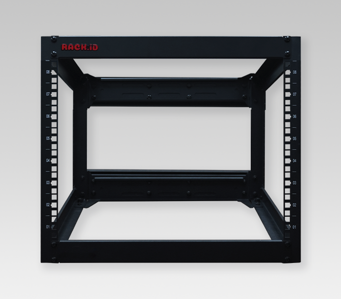 Open Wallmount 8U 19 Inch Depth 519mm – OW08